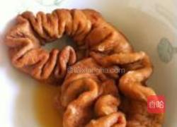 雪菜炒大肠的做法图解1
