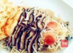 烧饼夹菜的做法图解10