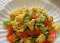 彩椒炒蛋的做法图解4