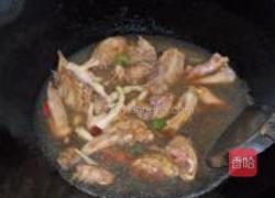 仔鸡烧毛豆的做法图解5