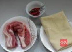 千张结烧肉的做法图解1