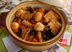 八珍豆腐煲的做法图解9