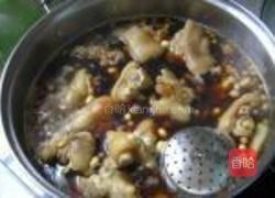 红烧猪蹄炖黄豆的做法图解6