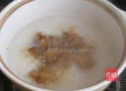 扁豆花肉片糯米粥的做法图解5