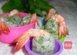 荠菜虾球的做法图解9