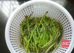 炒酸辣蕨菜的做法图解2
