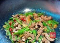 鲜辣椒炒腰花的做法图解12