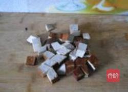 豆干煸炒丝瓜丁的做法图解3