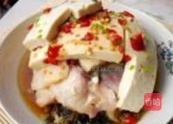雪菜蒸鱼豆腐的做法图解17