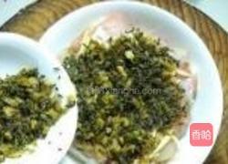 雪菜蒸鱼豆腐的做法图解8