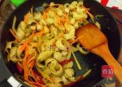 孜然炒面筋的做法图解4