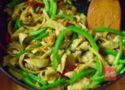 孜然炒面筋的做法图解6