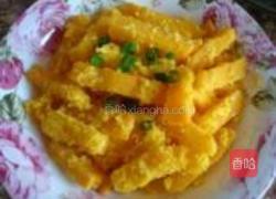 蛋黄焗南瓜的做法图解8