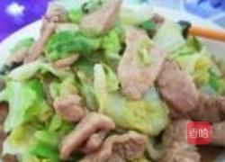 卷心菜炒肉片的做法图解8