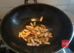 五香干炒芥蓝的做法图解2