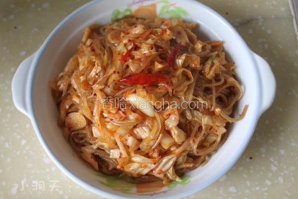 酸菜炒粉条