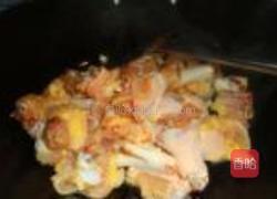 毛豆焖三黄鸡的做法图解4