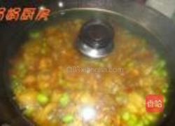 毛豆焖三黄鸡的做法图解9