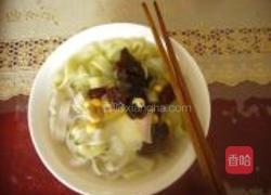 冬瓜木耳海米面的做法图解8