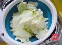 包菜炒粉丝的做法图解2