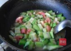 番茄丝瓜丁的做法图解8