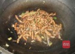 山芹炒肉丝的做法图解4