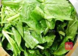 菠菜炒蛋的做法图解1