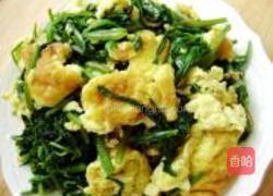 菠菜炒蛋的做法图解6