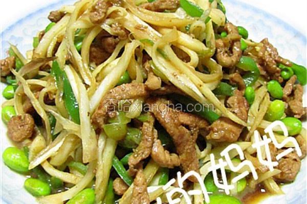 茭白炒肉丝