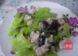 青笋爆牛蛙的做法图解12