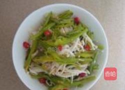 鲜黄花拌金针菇的做法图解7