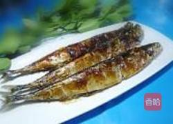 蒜烤秋刀鱼的做法图解8