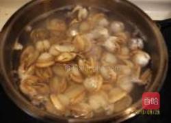 小白菜豆饼白蛤汤的做法图解5