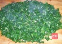 荠菜饺子的做法图解3