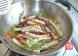 培根炒年糕的做法图解15