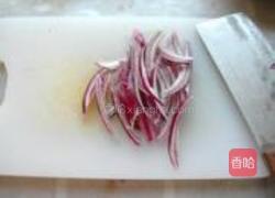 培根炒年糕的做法图解4