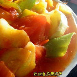 辣炒番茄西葫芦的做法[图]