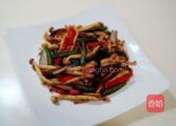 干煸蘑菇的做法图解8