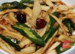 杭椒炒手撕杏鲍菇的做法图解7