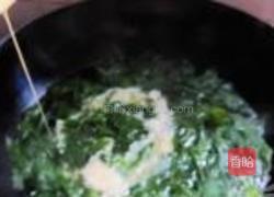 菊花脑银鱼蛋汤的做法图解4