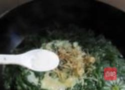 菊花脑银鱼蛋汤的做法图解5