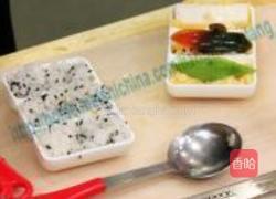 双色绝味海苔饭团的做法图解8