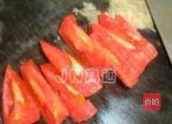 西红柿青椒炒包菜的做法图解2