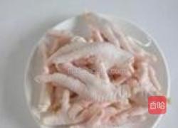 粉蒸鸡爪的做法图解1