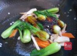蚝油青菜蘑菇的做法图解12
