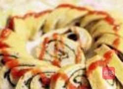 蛋皮鲈鱼卷的做法图解8