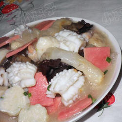 蹄筋烩三鲜的做法[图]