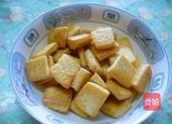 腊肠烧豆腐的做法图解6