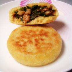 粗粮韭菜肉饼的做法[图]