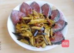 秋茄炝锅鱼的做法图解3